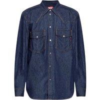Diesel Men's Dark Blue Denim Shirt | Size: Medium