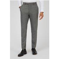Antique Rogue Men's Grey Texture Trousers | Size: 34L