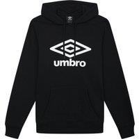 Umbro Men's Logo Hoodie in Black | Size: 2XL
