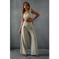 Corset High Waist Wide Leg Trousers