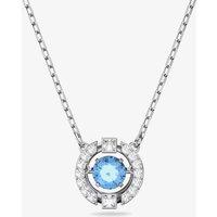Swarovski Women's Sparkling Blue Dancing Crystal Necklace 5279425