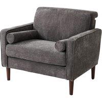 Textured Chenille Upholstered Single Sofa Armchair