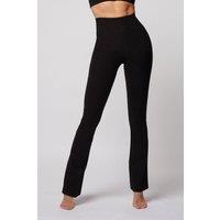 TLC Sport Women's Lightweight Strong Compression Slim Fit Bootcut Trousers with Standard Tummy Control in Black | Size: 20S