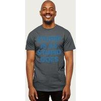 Forrest Gump Men's Stupid Is As Stupid Does T-Shirt in Charcoal | Size: Large