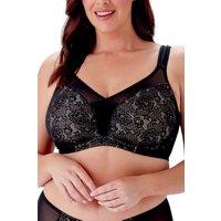Berlei Women's Beauty Non Wired Minimiser Bra - Black | Size: 44D