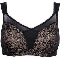 Berlei Women's Beauty Non Wired Minimiser Bra - Black | Size: 44E