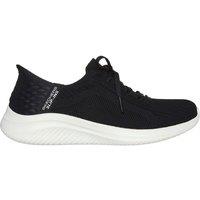 Skechers Women's ULTRA FLEX 3.0 Fixed Laced Slip-Ins Black / White | Size: 5