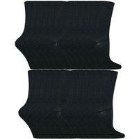 Sock Snob Boy's 24 Multipack of Cotton Rich Socks | Ideal Socks in Black | Size: 4-6 Years