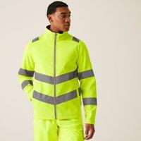 Regatta Men's Hi-Vis Pro Contract Ablaze Softshell in Yellow | Size: Small
