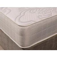 Knight Sleep Hybrid Memory Foam Coil Spring Mattress Designed For The Ultimate Sleep, Breathable With Back Support in White | Size: King