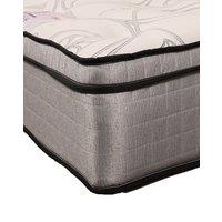 Knight Sleep Luxury 30cm Deep Ruby Pillowtop Mattress With Multiple layers Of Natutal Fillings in White | Size: Super King
