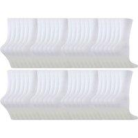 Sock Snob Boy's 48 Pairs Multipack Cotton Rich Socks in White | Size: 4-6 Years