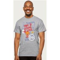 Beavis and Butthead Men's This Is Gonna Be Cool Line Drawing T-Shirt in Mid Grey | Size: XL