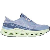 GLIDE-STEP Lace-Up Slip-Ins Blue