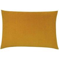 Furn Contra Soft Velvet Contrast Coloured Reverse Cushion in Mustard | Size: 40 cm x 60 cm