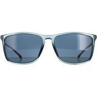 Hugo Boss Men's Rectangle Blue Blue BOSS 1182/S/IT