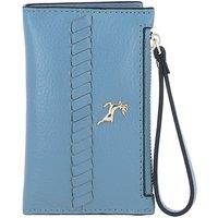 Ashwood Leather Women's 'Vivienna' Real Leather Purse in Blue