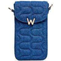 WOLF Women's Mimi Swirl Phone Bag in Mid Blue