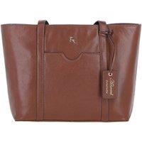 Ashwood Leather Women's 'Rosara' Real Leather Shoulder Bag in Tan