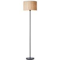 Netlighting Longshore Base & Shade Floor Lamp Natural Seagrass Matt Black