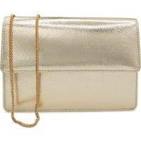 Paradox London Women's Darlene Flap Clutch Bag in Gold