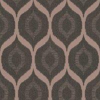 A.S. Creation Jewel Retro Ogee Geometric Metallic Glitter Geo Vinyl Wallpaper in Black