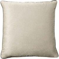 Furn Meridian Velvet Piped Cushion in Light Grey | Size: 55 cm x 55 cm