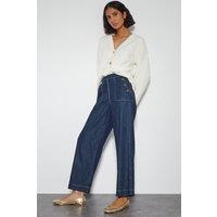Harper Short Wide Leg Crop Jeans