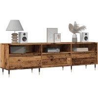 Berkfield Home TV Cabinet Old Wood 150x30x44.5 cm Engineered Wood in Brown