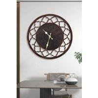 Retro Cut-out Table Desk Clock Resin