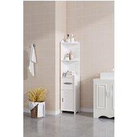 Free Standing Bathroom Corner Storage Cabinet with Shelf