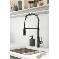 Kitchen Swivel Pulldown Faucet with Spring Spout
