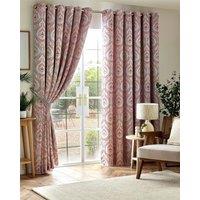 Luxury Living Victoria Room Darkening Ring Top Curtains in Red | Size: 229 cm width x 229 cm drop