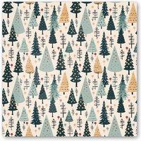 Warren Reed - Designer Blues & Gold Marble Effect Glass Bathroom Splashback in Brown