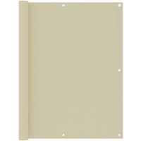 Balcony Screen Cream 120x300 cm Oxford Fabric