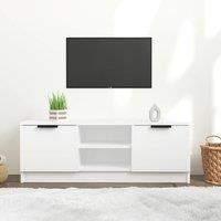 Berkfield Home TV Cabinet White 102x35x36.5 cm Engineered Wood