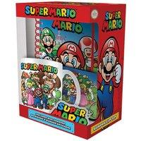 Super Mario Evergreen Mug Coaster & Keychain Set