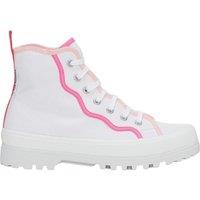 Superga Women's 2341 Alpina Curly Bindings Ankle Boots in White | Size: 5