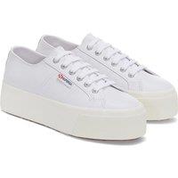 Superga Women's 2790 Nappa Leather Trainers in White | Size: 7.5
