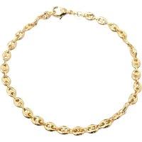 Harfi Women's Coffee Bean Bracelet Luxe in Gold | Size: 19 cm