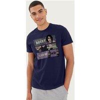 Rocky Horror Show Men's Don't Dream It Be It Dr Frank N Furter T-Shirt in Navy | Size: Large