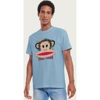 Paul Frank Men's Julius With Wild Flowers T-Shirt in Light Blue | Size: Small