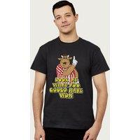 Bullseye Men's Bully Look At What You Could Have Won Retro Darts T-Shirt in Black | Size: 2XL
