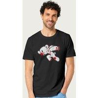 Gloomy Bear Men's White The Naughty Grizzly Dashing Anime T-Shirt in Black | Size: XL