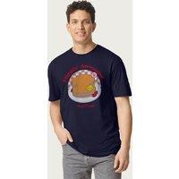 Paul Frank Men's Flippin' Awesome Julius Monkey Breakfast Pancake Stack T-Shirt in Navy | Size: Small
