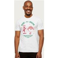 Paul Frank Men's Breakfast Diner Julius Monkey Rise N Shine T-Shirt in White | Size: Large