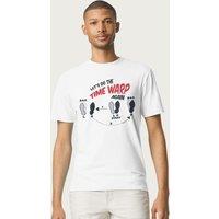 Rocky Horror Show Men's Let's Do The Time Warp Again T-Shirt in White | Size: Large