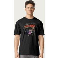Rocky Horror Show Men's Time Warp Lineup T-Shirt in Black | Size: Large