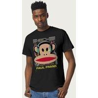 Paul Frank Men's Tech Unit Julius Retro Sci-Fi T-Shirt in Black | Size: 2XL