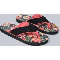Animal Women's Swish All Over Printed Flip Flop in Amber | Size: 7